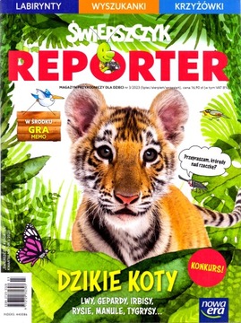Świerszczyk Reporter nr 3/2023. Magazyn przyrodniczy dla dzieci.