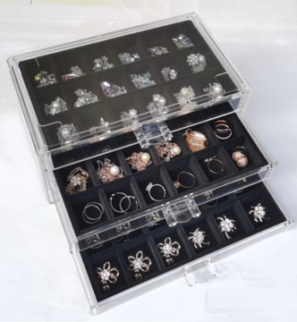 Органайзеры для пигментов | 3 ЯЩИКА ПРОЗРАЧНЫЕ