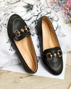 ЧЕРНЫЕ ЖЕНСКИЕ МОКАСИНЫ GOPPETA 38