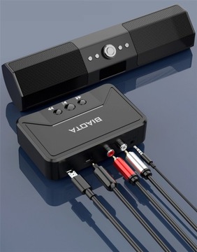 Adapter odbiornik Bluetooth 2xRCA Jack SPDIF