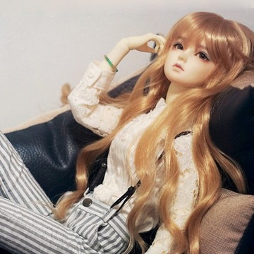1 sztuka peruka dla lalek Doll Długie BJD na