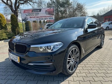 BMW Seria 5 F10-F11 Touring Facelifting 520d 190KM 2017 BMW 520d 2017r 190ps 148.000km Bezwypadkowa koła 19”m