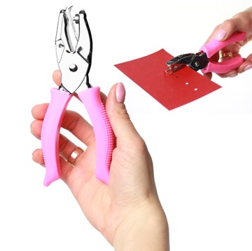 Dziurkacz do papieru 3 mm Wygodniejszy, w formie szczypiec. Do cardmakingu
