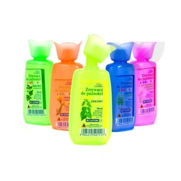 zmywacz 5szt. do paznokci - kwiatek 70ml
