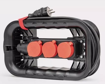 Qbrick System Custom Cable Winder with an electrical strip