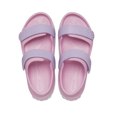 Sandały dziecięce Crocs Różowe 209424-BALLERINA-LAV 25-26
