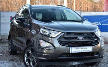 Ford Ecosport II SUV Facelifting 1.0 EcoBoost 125KM 2018 Ford EcoSport ST-line Idealny LED skora ALCANTARA navi. Benzyna 125KM