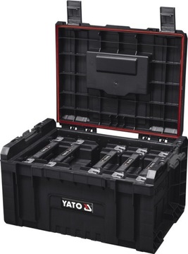 Skrzynia systemowa z 5 organizerami Yato