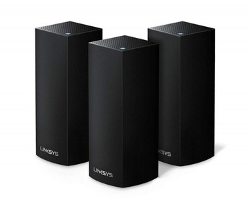 Linksys Velop Mesh WiFi - WHW0303B 802.11ac (Wi-Fi 5) - zestaw 3szt. Czarny