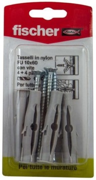 Kołek z wkrętem Fischer FU 10x60 V K 504484