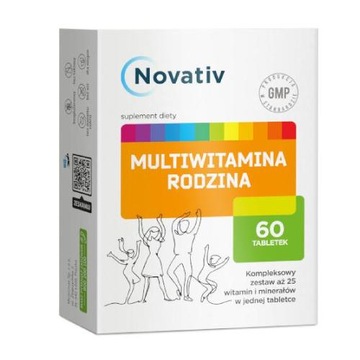Novativ Multiwitamina Rodzina, 60 tabletek