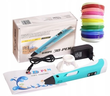 DŁUGOPIS DRUKARKA 3D PEN +30 m WKŁAD FILAMENT PLA