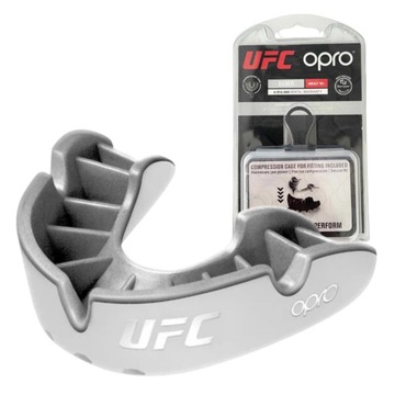 Opro Ochraniacz Na Zęby UFC Silver GEN2 Biały/Srebrny
