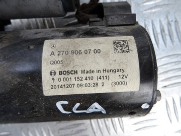 MERCEDES CLA W117 STARTÉR A2709060700 2.0 45 AMG