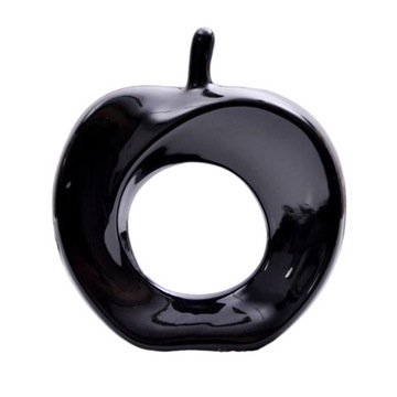 Nordic Apple Ceramiczna statua Rzeźba Czarna