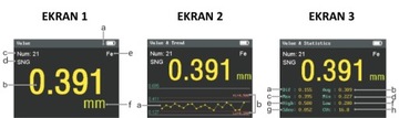 MIERNIK GRUBOŚCI LAKIERU DOKŁADNY POMIAR POWŁOKI ALUMINIUM WYKRES HD LCD