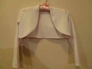 Платье для причастия 134/140 с подъюбником + болеро + перчатки