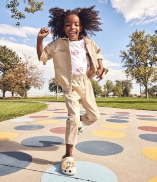 Детские тапочки Crocs легкие сабо классические 101 далматинец 32-33 j1