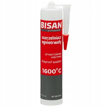 Silikon Bisan Uszczelniacz ogniotrwały 310ml