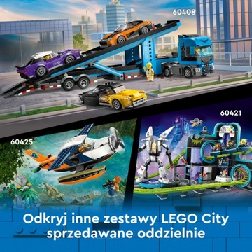 LEGO CITY Красный двухэтажный автобус 60407 — набор для мальчиков 7, 8, 9, 10 лет