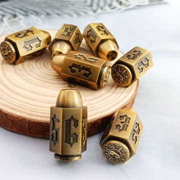 НАБОР ИЗ 6 МЕТАЛЛИЧЕСКИХ КУБИКОВ D6 3,3 СМ РПГ-СНАРЯД