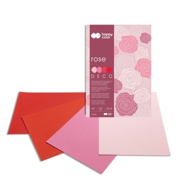 Happy Color DECO ROSE BLOCK А4 170г 20 листов