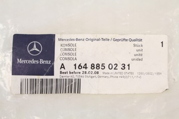DRŽÁK VÝZTUHA NÁRAZNÍKU MERCEDES W164 A1648850231