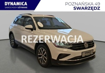 Volkswagen Tiguan II SUV 1.5 TSI EVO 150KM 2020 Volkswagen Tiguan Life 1.5TSI 150KM M6 202021 r., Salon PL, I wlasciciel,