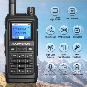 Baofeng UV-17 PRO 10W krótkofalówka typu C