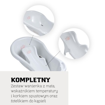 ДЕТСКАЯ ВАННОЧКА ДЕТСКАЯ ВАННОЧКА, КРЫШКА, СИДЕНЬЕ