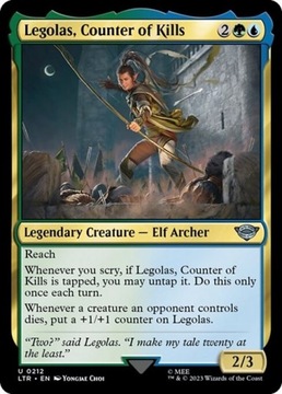MTG LTR #212 Legolas, Counter of Kills