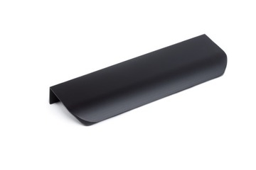 Uchwyt meblowy krawędziowy nakładany na front 96 mm czarny