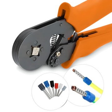 КРИМПЕРЫ ДЛЯ КЛЕММНЫХ РАЗЪЕМОВ 0,25-10 СЪЕМНИК ДЛЯ ИЗОЛЯЦИИ + 600 шт.