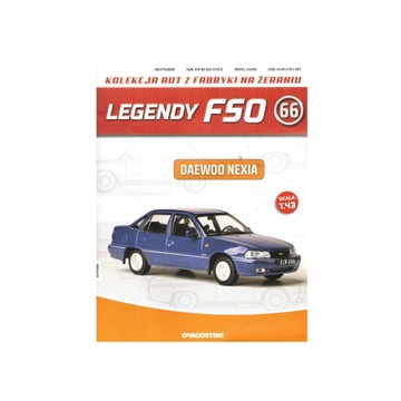 FSO DAEWOO NEXIA Kolekcja Legendy FSO nr 66 model auto zabawka