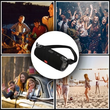 МОЩНЫЙ МОБИЛЬНЫЙ БЕСПРОВОДНОЙ ДИНАМИК BLUETOOTH С РАДИОБАСНЫМ РЕМЕНЕМ