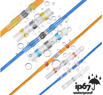 СОЕДИНИТЕЛИ ТЕРМОУСАДОЧНЫЕ С ОЛОВОЙ 150 шт.