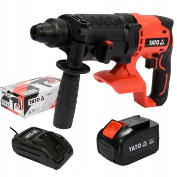 YATO MŁOTOWIERTARKA MŁOT UDAROWY SDS+ 18V +6Ah
