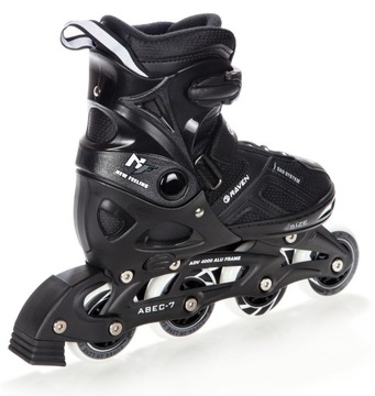 Коньки регулируемые RAVEN Pulse черные 37-40