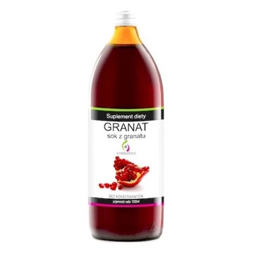 Sok z Granatu 1000ml NATURALNY BEZ KONSERWANTÓW
