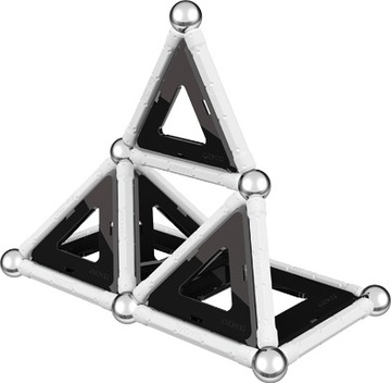 Магнитные блоки GEOMAG, черные и белые, 68 шт.