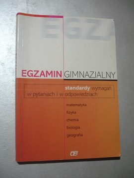 Egzamin gimnazjalny Standardy wymagań w pytaniach