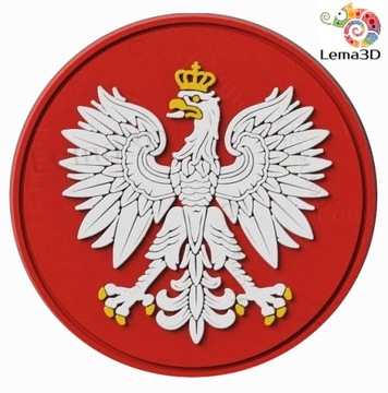 NASZYWKA NA UBRANIA GODŁO ORZEŁ POLSKA