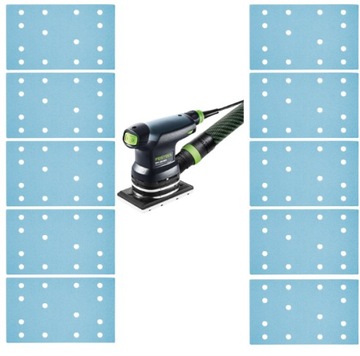 FESTOOL PAPIERY ŚCIERNE PROSTOKĄT gradacja P400, wym. 80x133 GRANAT 497126