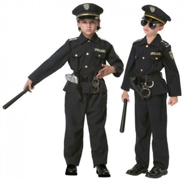 Strój karnawałowy Amerykański Policjant 140