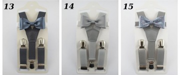 Zestaw SZELKI+MUCHA 0-2 LATA muszka wzory SM+MM