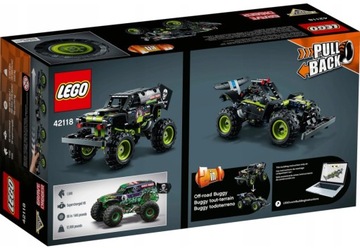 LEGO TECHNIC 42118 ГРУЗОВИК-МОГИЛЬНИК MONSTER JAM