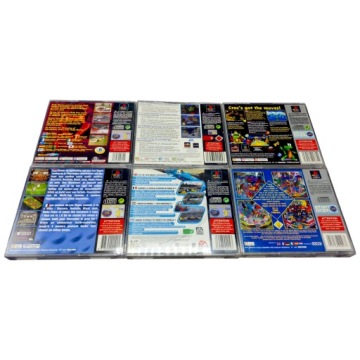 PlayStation One SCPH-102 PS1 PSX Консоль, набор 6 игр, 2 прокладки, карта