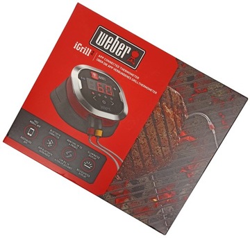 Weber 7221 беспроводной Bluetooth кухонный термометр для мяса iGrill 2
