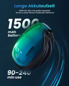 RENPHO Eyeris 1 - массажер для глаз с подогревом, вибрацией и музыкой Bluetooth,
