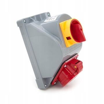 ROZDZIELNICA SIŁOWA 32A 5P + 230V ZABEZPIECZONE TOPIKIEM + WYŁĄCZNIK GŁÓWNY